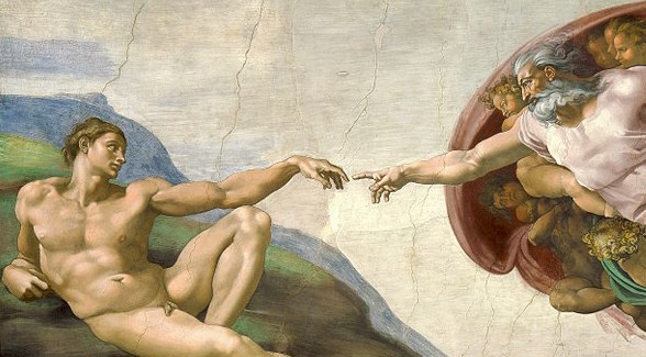 Michelangelo_Creation_of_Adam - copie